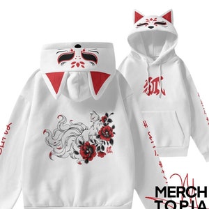 Demon fox hoodie shop