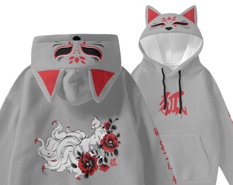 Demon fox hoodie sale