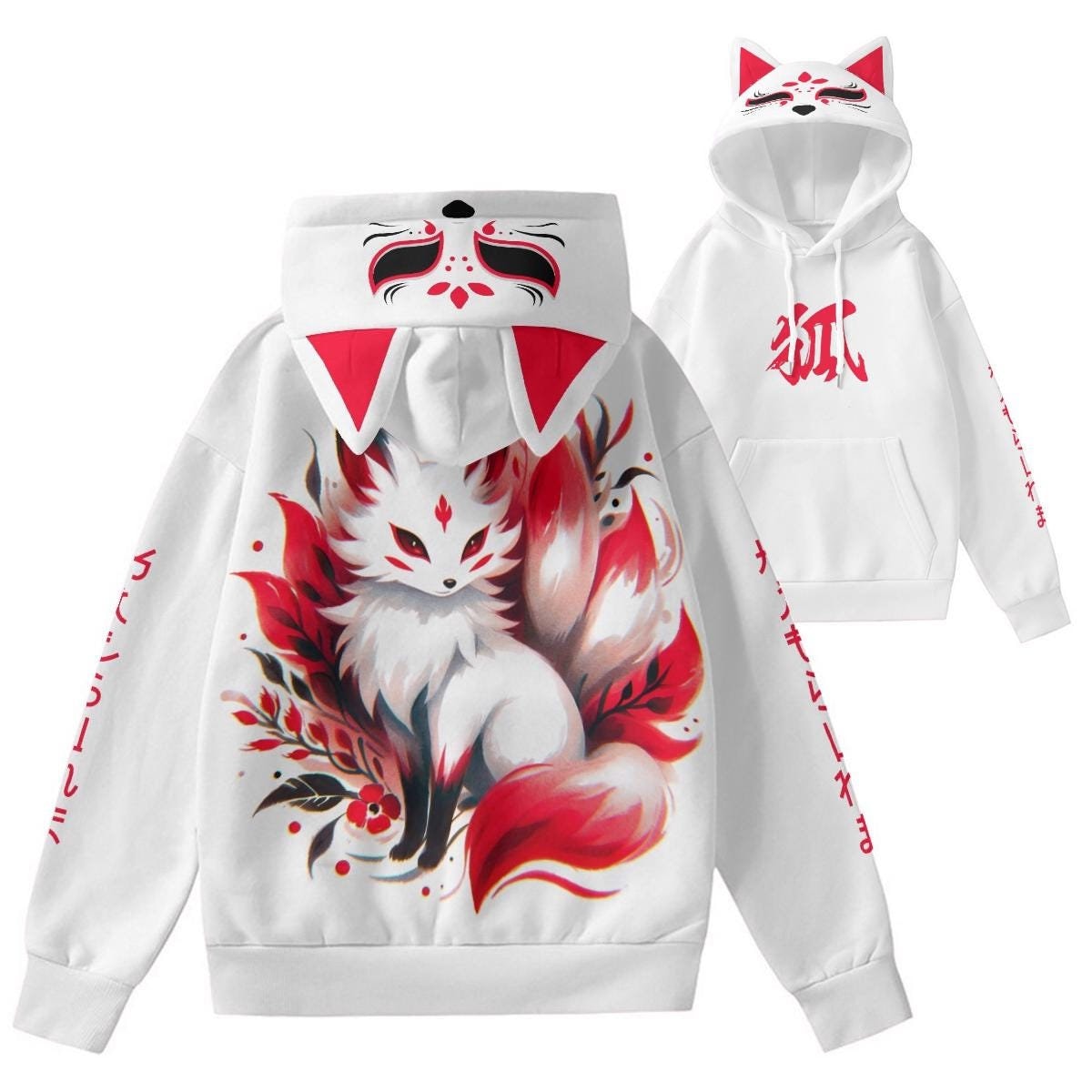 キョンタクシリーズ JINTAKU HOODIE ホワイト レッド L il_fullxfull.6574495701_gapo.jpg