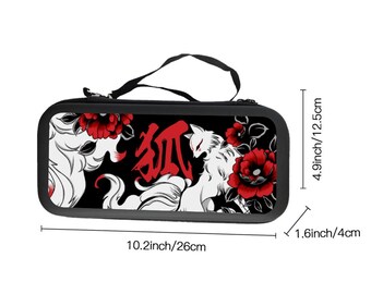 Kitsune Nintendo Switch Case, Nine Tailed Fox Mask Hard