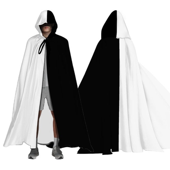 half white half black costume