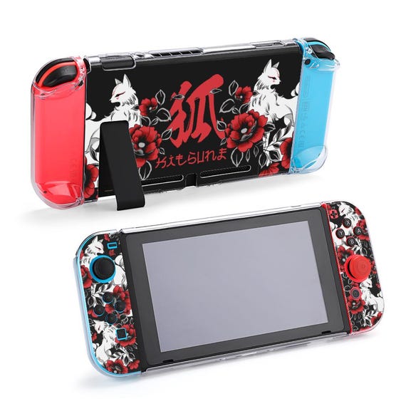 Kitsune Nintendo Switch Cover Japanese Nine Tailed Fox Mask