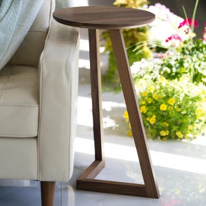 Solid Black Walnut End Table