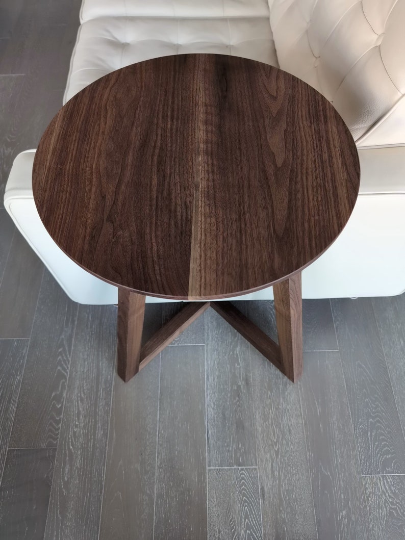 Solid Black Walnut End Table image 4