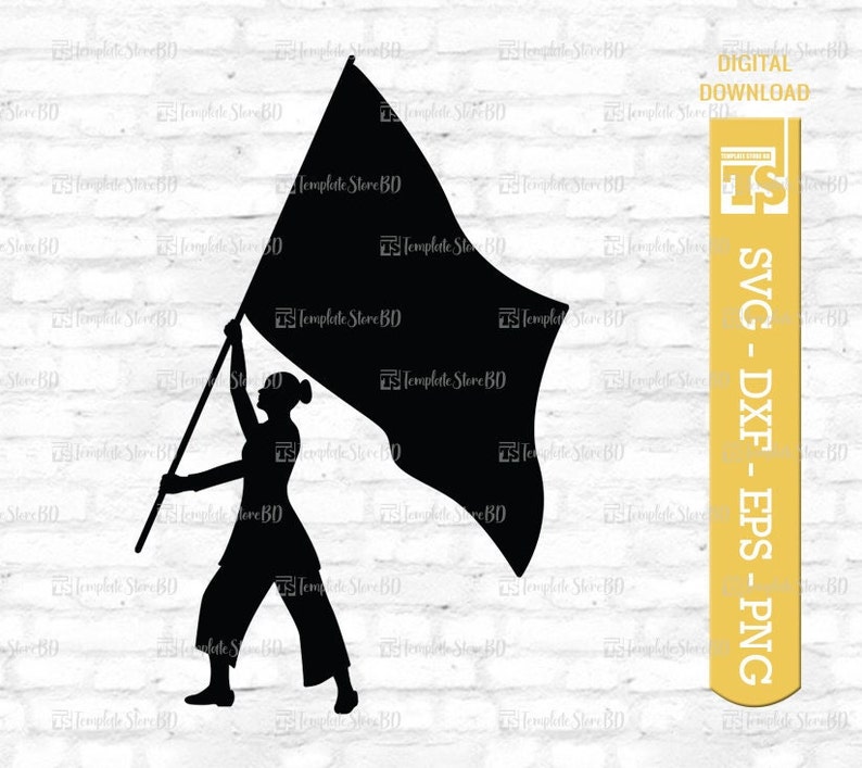 Color Guard Flags Svg, Color Guard Svg, Marching Band Silhouette, Male Color Guard SVG, Marching