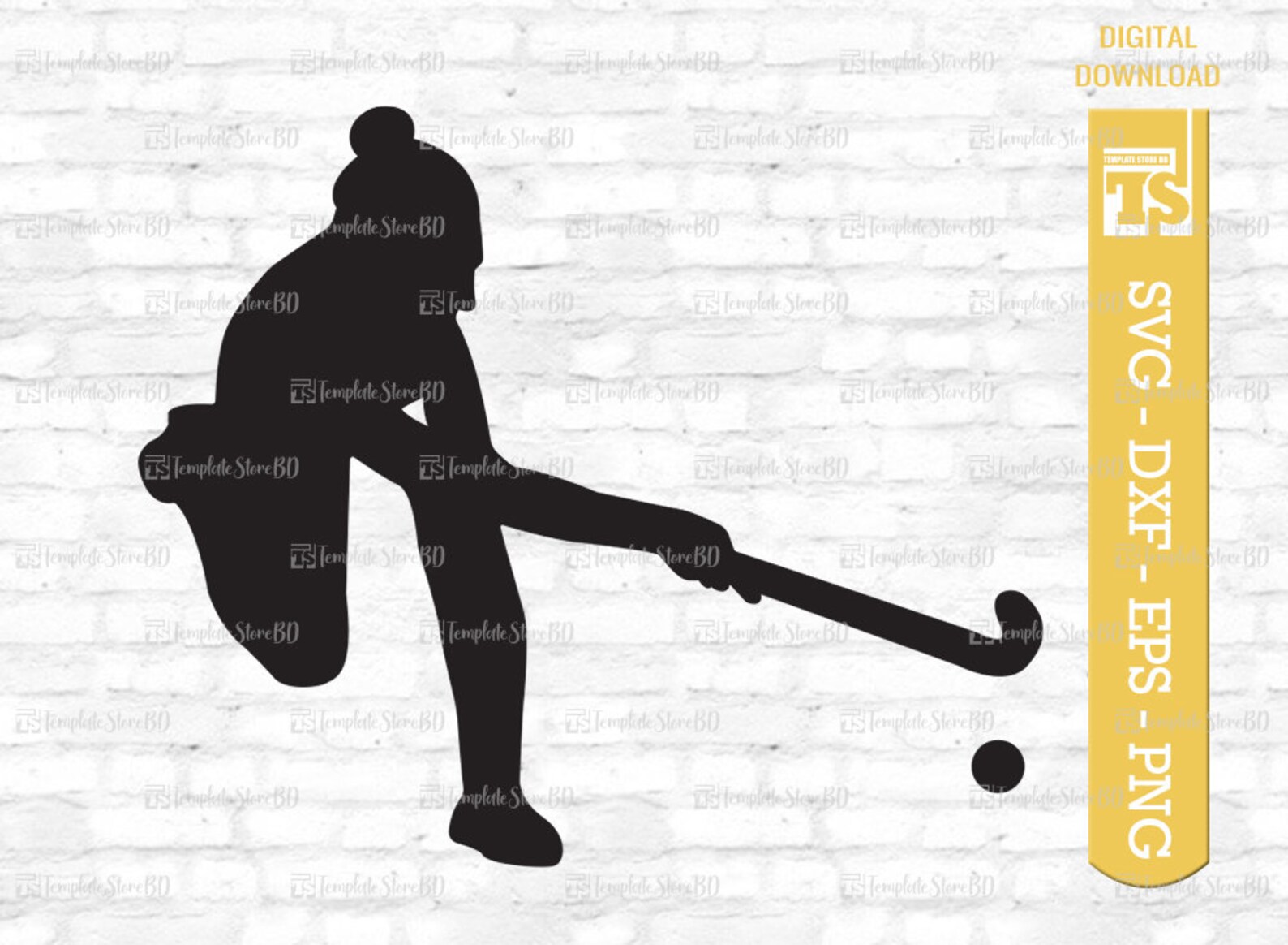 Field Hockey SVG, Field Hockey Player Svg, Woman Field Hockey Player ...