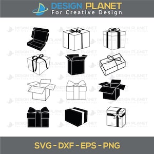 Caja de paquete svg, Cajas de paquete svg, Amor svg, Caja, Paquete, SVG, pdf, eps, svg, dxf, png