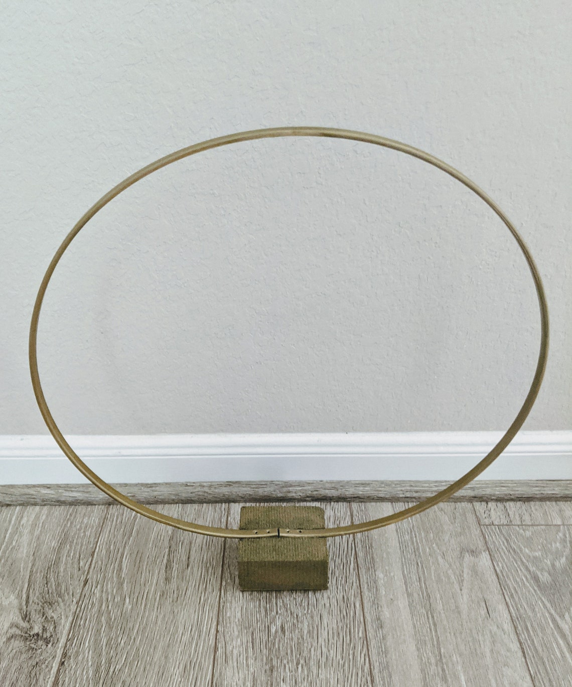 Gold Hoop Centerpiece just add flowers Wedding decor table Etsy