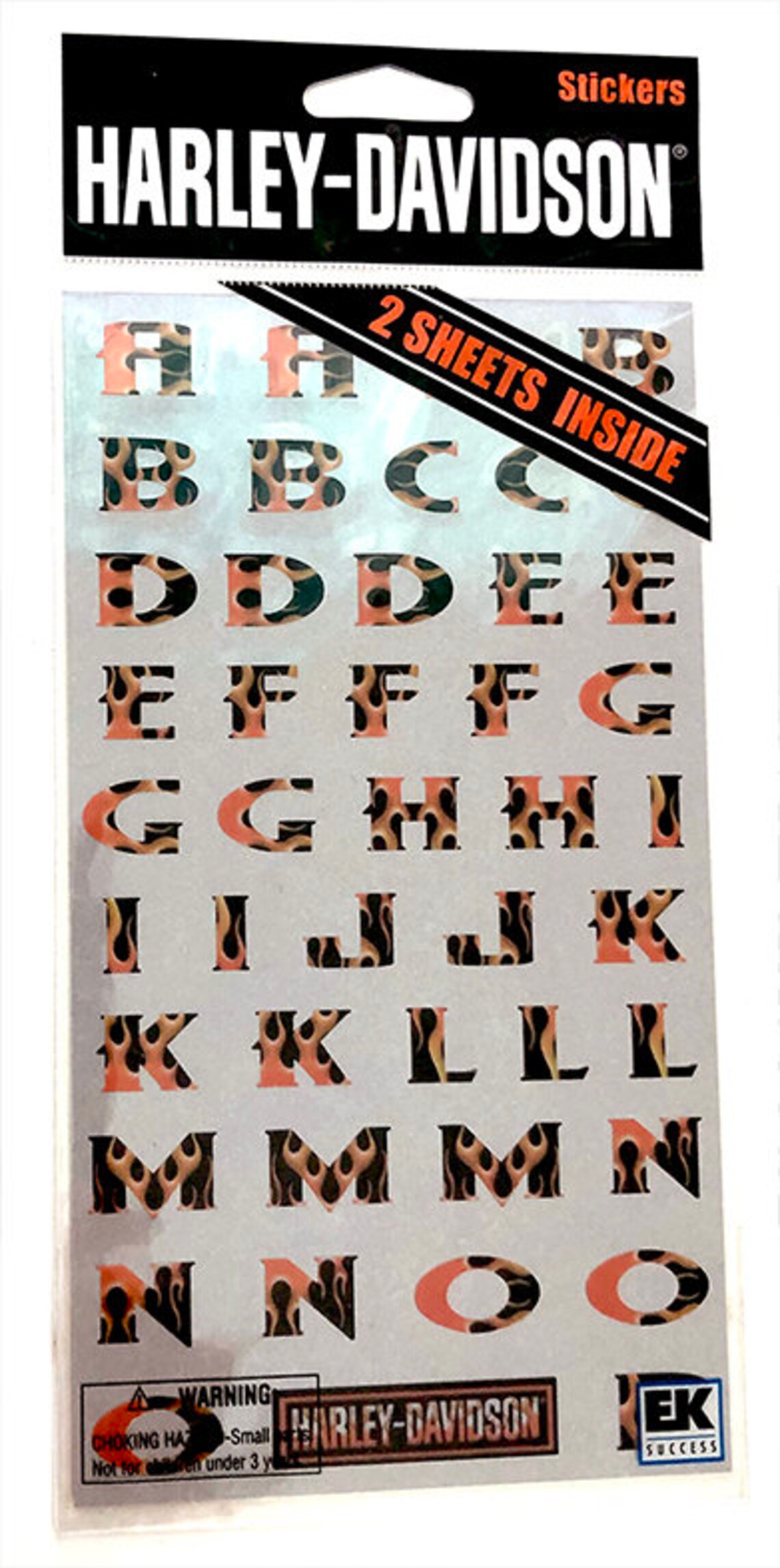 Harley Davidson Alphabet Stickers Scrapbooking Stickers Ek | Etsy