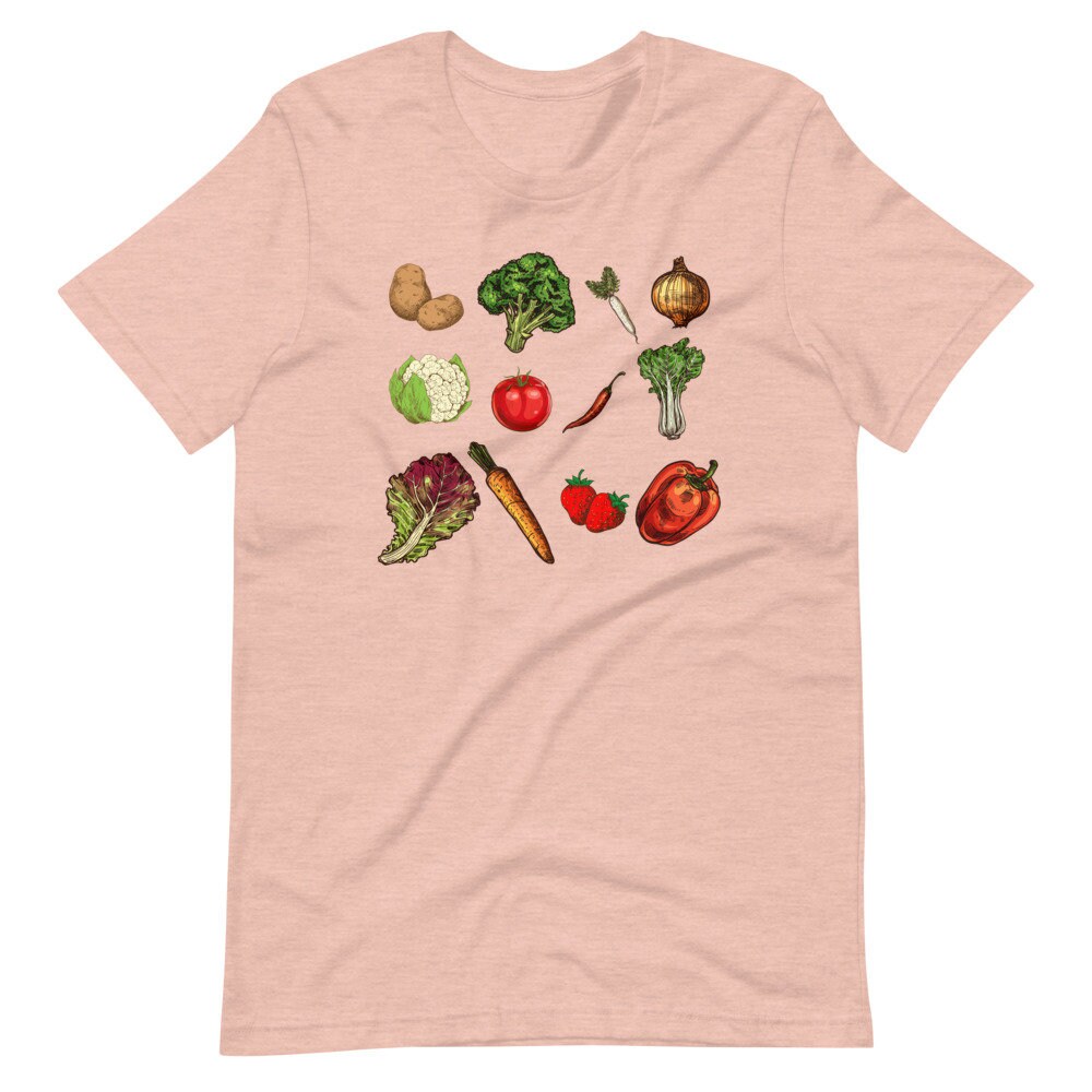 Vegetable Shirt Garden Gifts Botanical Shirt Mother day Etsy