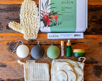 Eco Beauty Box | Zero waste | Bathroom Gifts for her | Natural, Reusable, Environmentally friendly & Sustainable