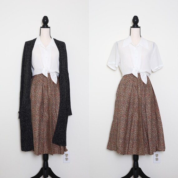 Autumn Floral Skirt