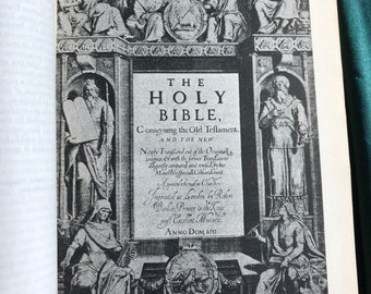 The Holy Bible, Rare Facsimile Copy Of The Original 1611 English Version, Deluxe 1911 Edition, Oxford University Press, Sacred Text, Christ.