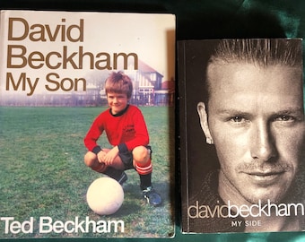 David Beckham My Side, Plus, David Beckham My Son by Ted Beckham, 2 Books, Soccer, Football, Celebrity, Biography, Male Model.