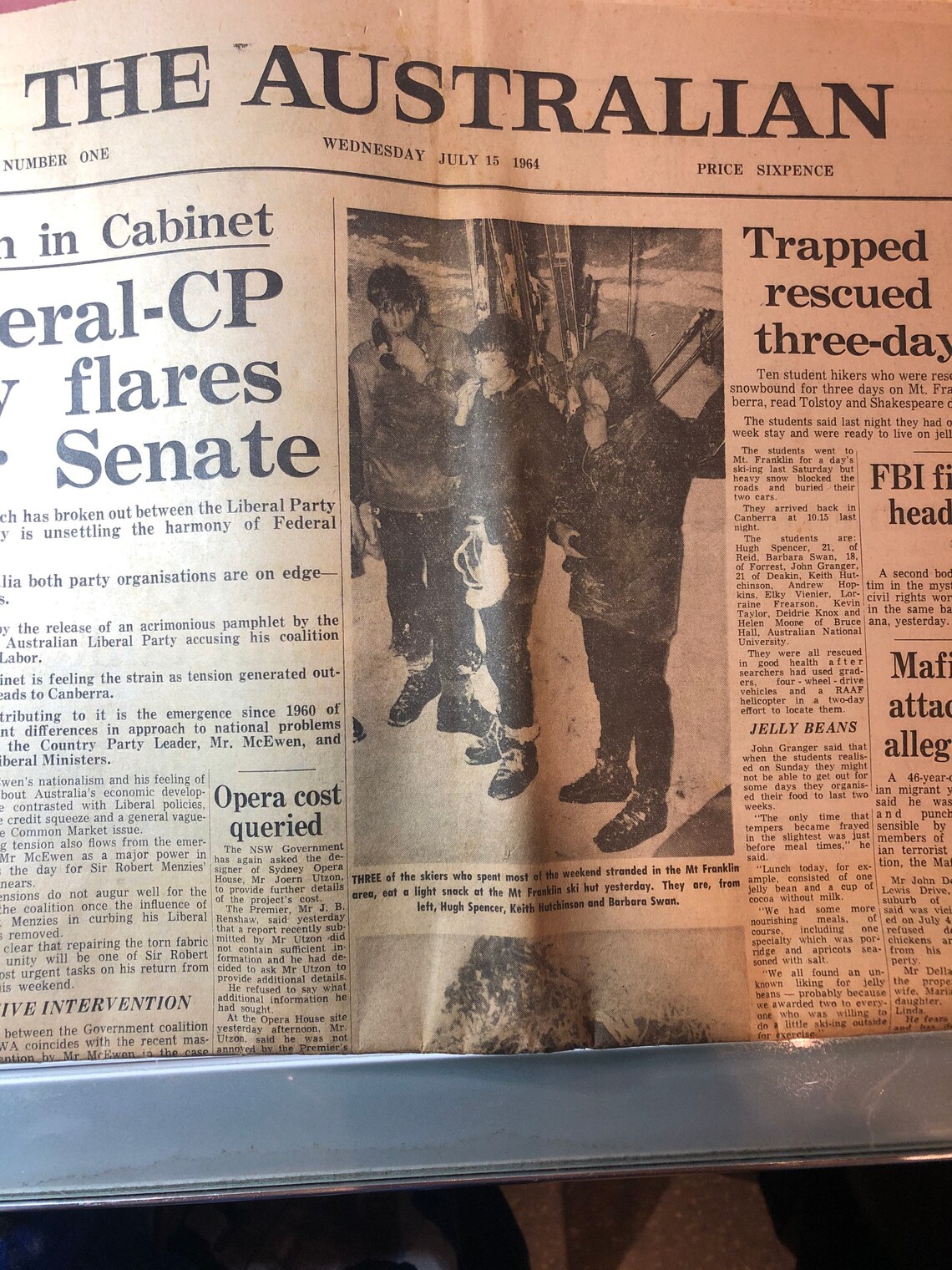 Vintage Australian Newspaper The Australian First Edition Etsy Italia