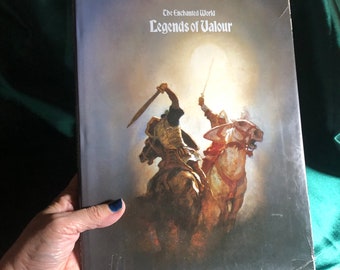 La Caída De Camelot, Más, Leyendas De Valor, 2 Libros, Serie "El Mundo Encantado" De Time Life Books, Fantasía, Mitología, Ilustraciones.
