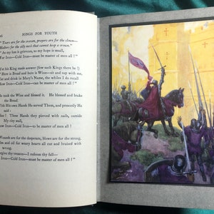 Songs For Youth, A Book Of Verse By Rudyard Kipling, Illustrations by Leo Bates, Special Art Edition, British India. image 5