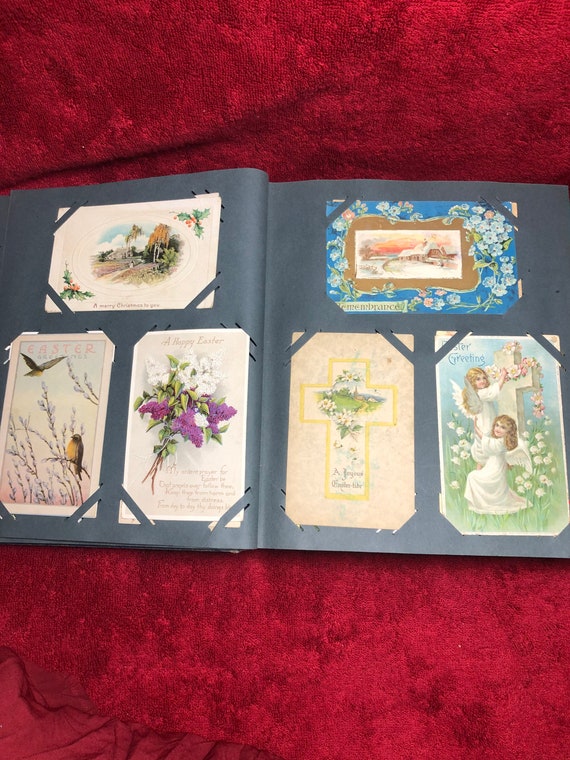Antique Postcard Album, Old Postcards. - Etsy