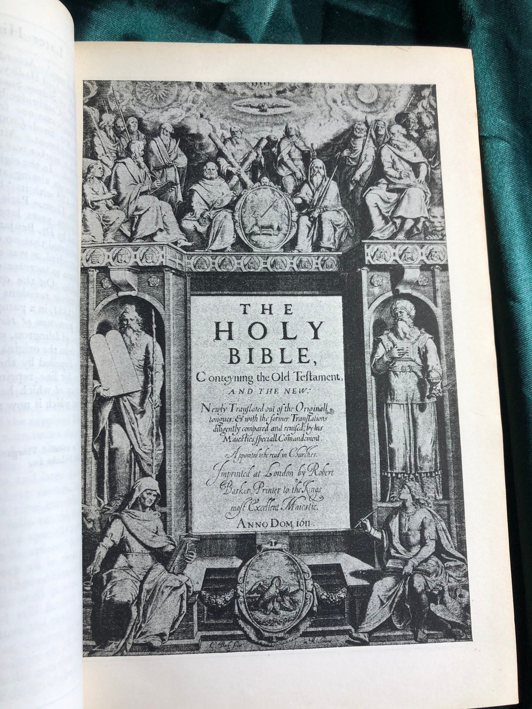 The Holy Bible, Rare Facsimile Copy of the Original 1611 English