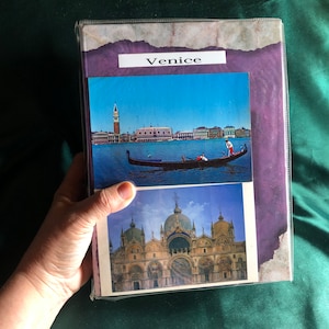 Venice, Postcard Album, 200 Vintage Tourist Postcards Of Venice, Italy, 1960’s-1990’s, Photographic Tour In Italy, Bella Venezia.