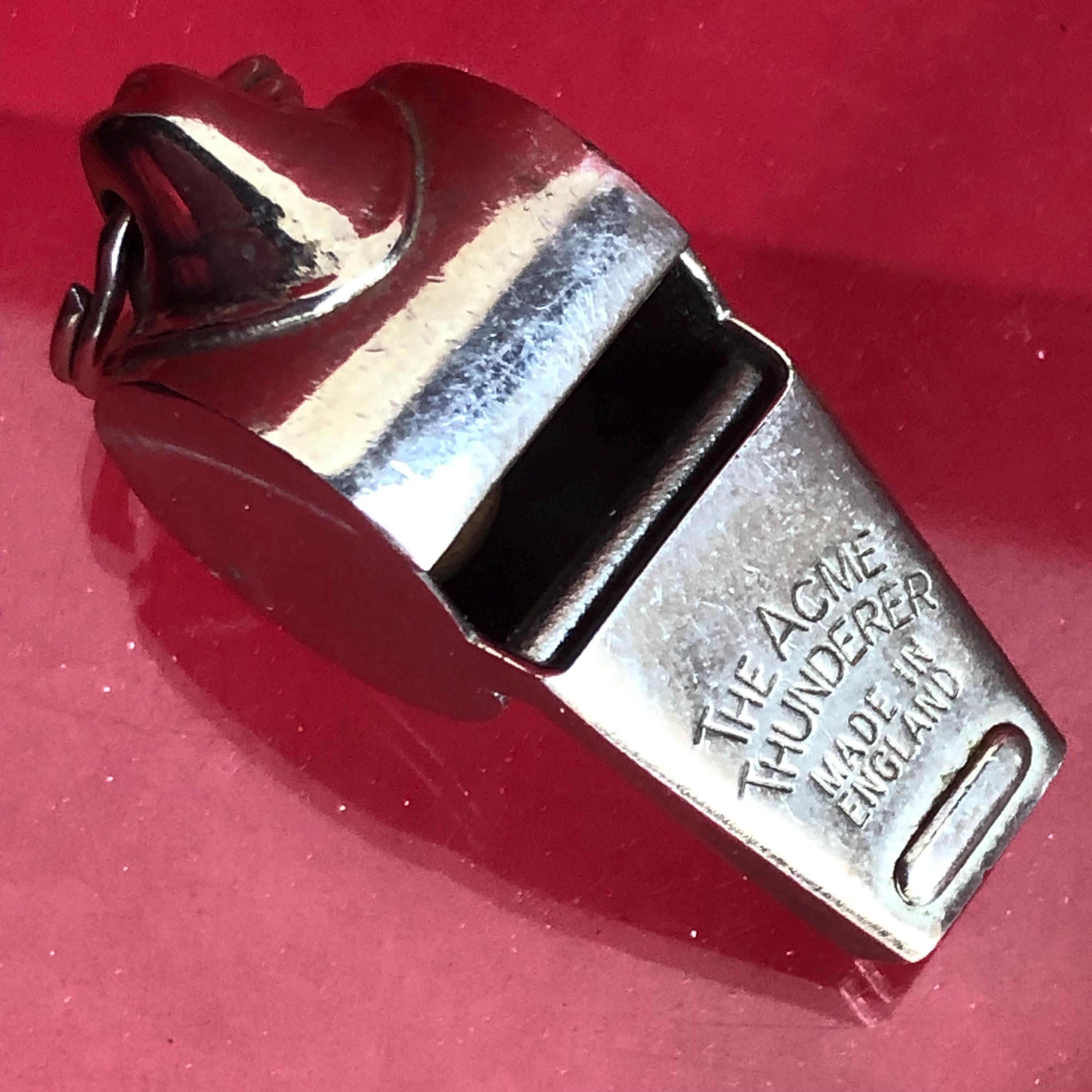 The Ace Thunderer ホイッスルengland Vintage Acme Thunderer Whistle, Made in England, Cheetah Sports