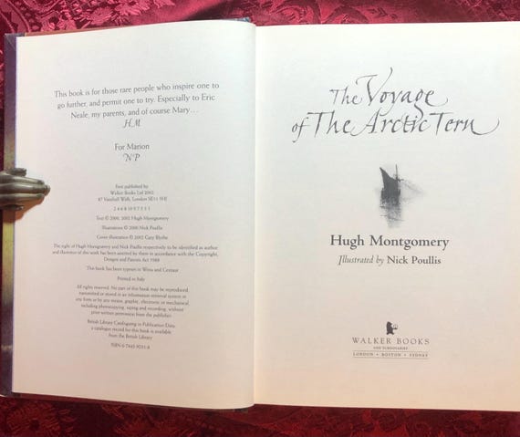 The Voyage of the Arctic Tern, Book by Hugh Montgomery, Classic