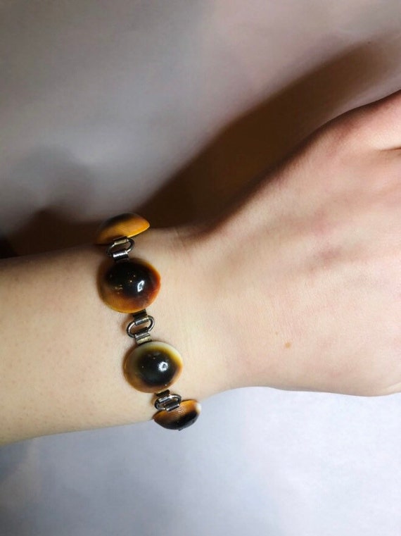 Operculum Shell Bracelet! 1940s!