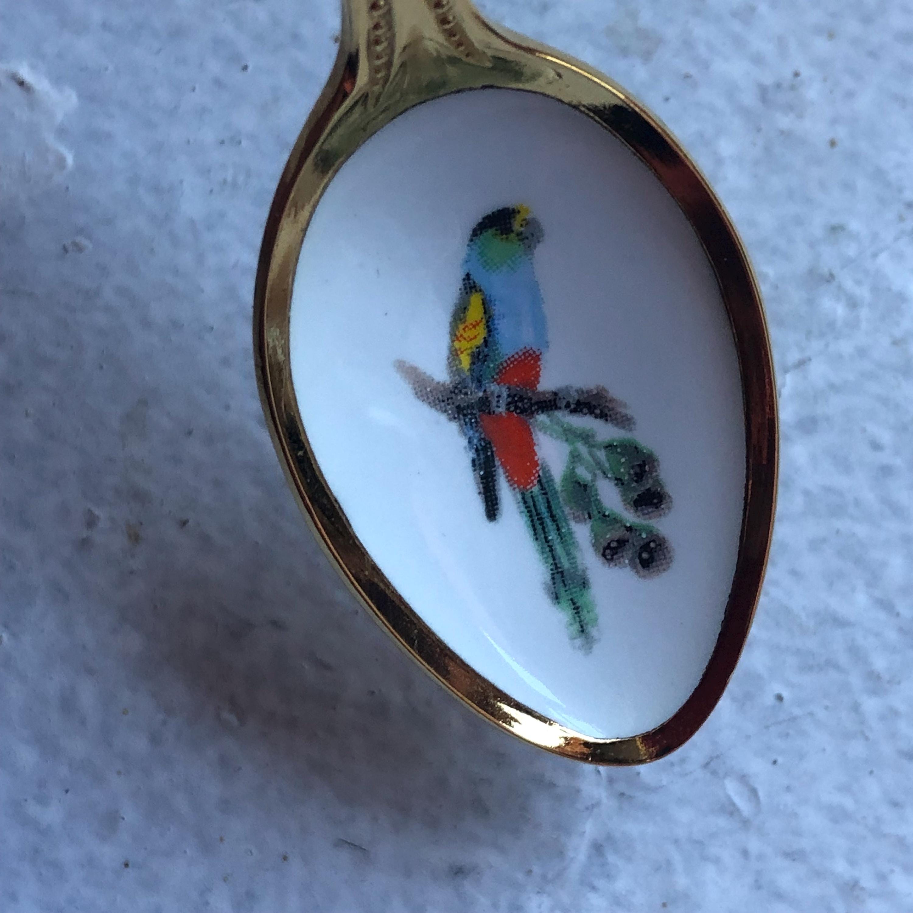 Set of 12 Collector Spoons, Gold-plated Stainless Made in Japan