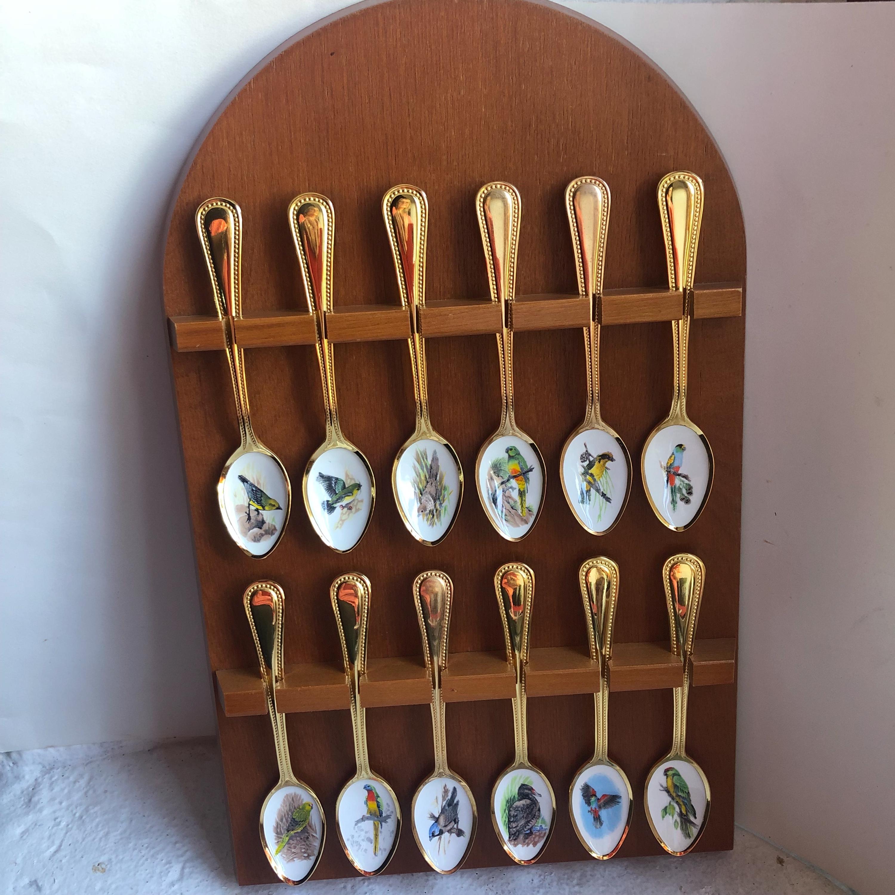 GUCCI スプーン 6本セット Set of 12 Collector Spoons, Gold-plated Stainless Made in Japan