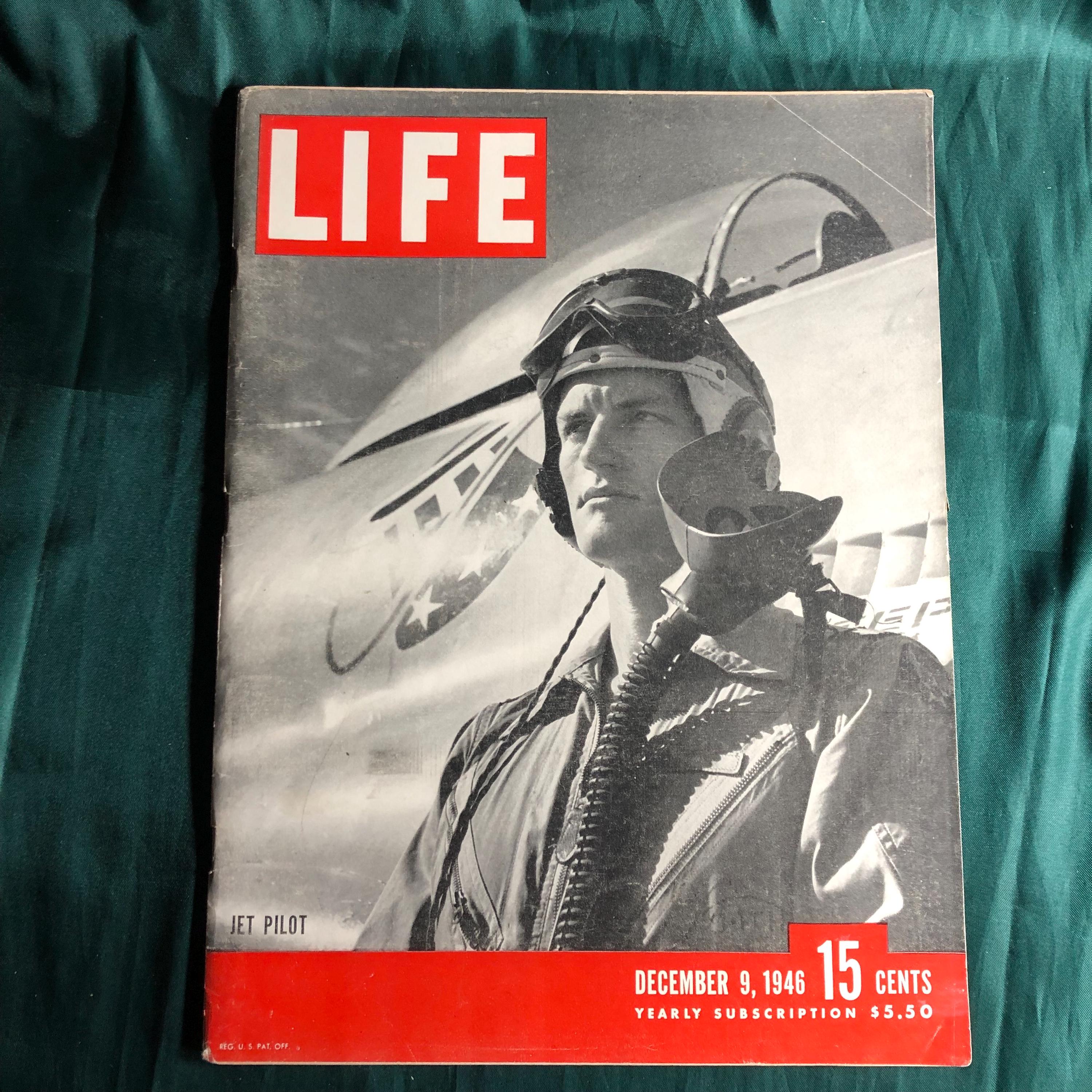 1946 年 12 月 9 日、LIFE 誌、良好な状態の希少なオリジナル コピー