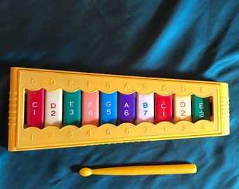 Vintage Toy Xylophone, Children's Musical Instrument, Circa 1950's, Made in Japan, Musical Memories.