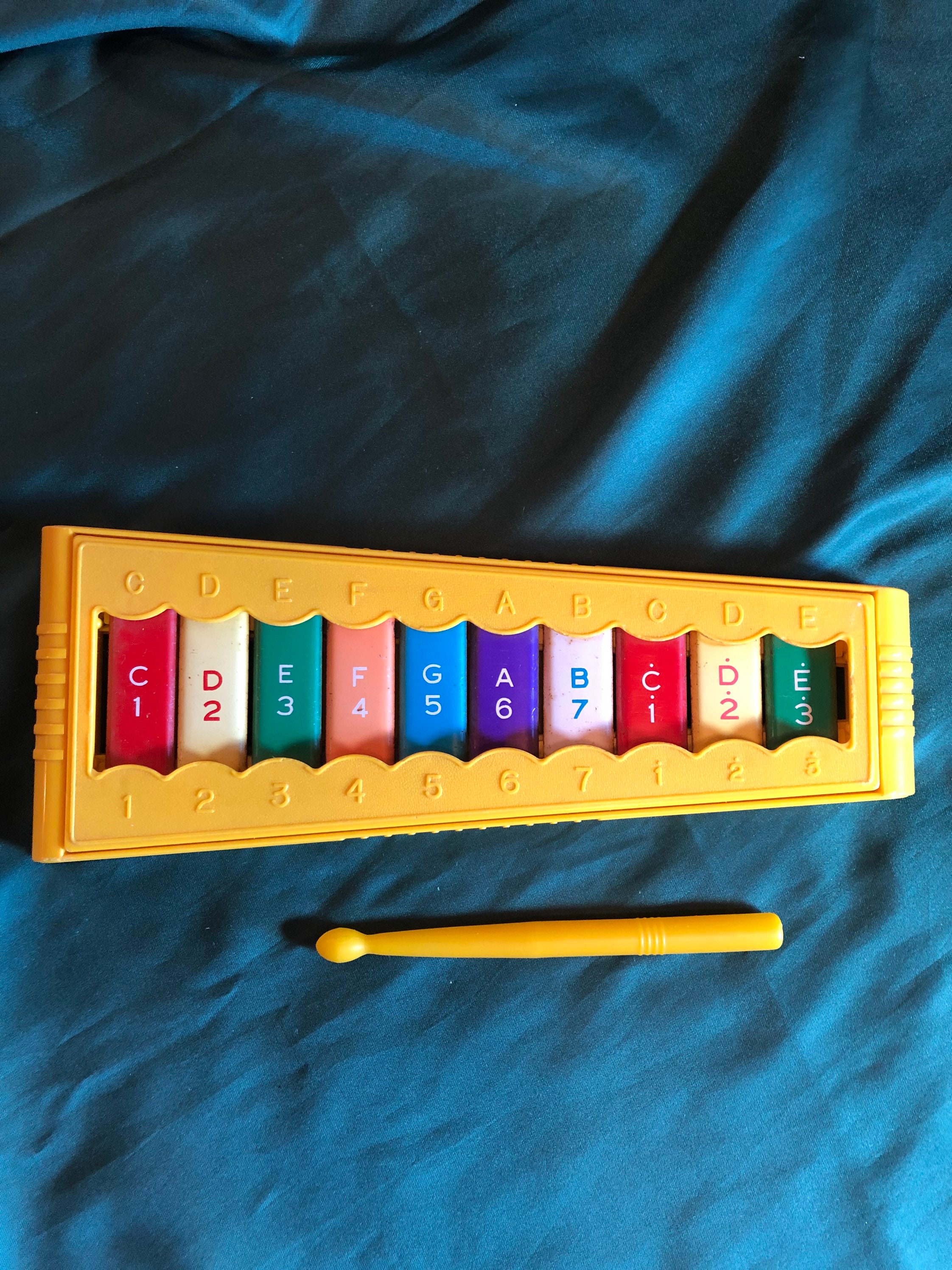 品揃え豊富で Toy Vintage Xylophone, Circa Instrument, Musical Children's その他