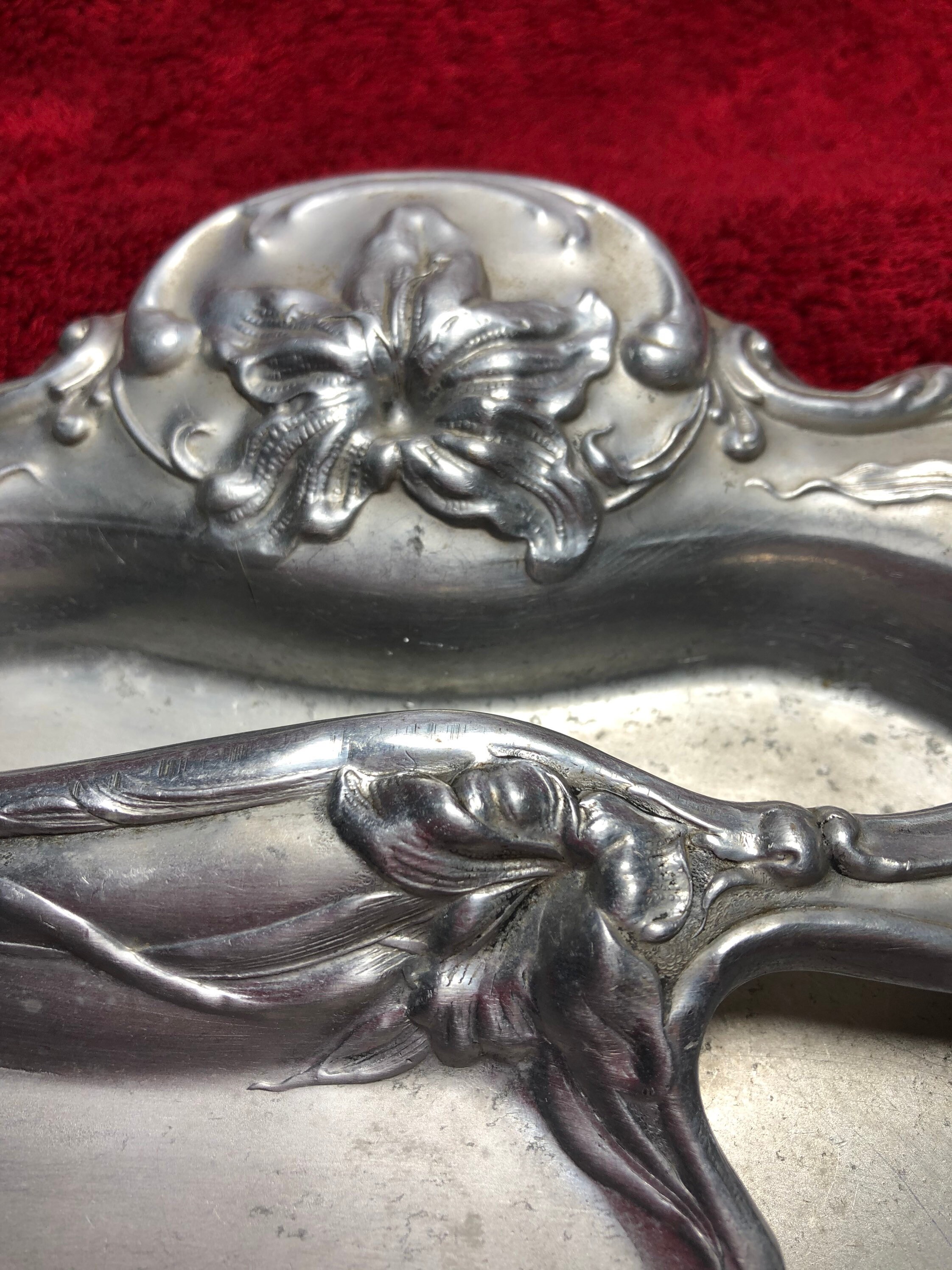 Antique Victorian Crumb Tray Set Aluminium. Etsy