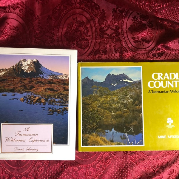 Cradle Country-A Tasmanian Wilderness by Mike McKelvey, Plus, A Tasmanian Wilderness Experience By Dennis Harding, 2 Books, Photographs.