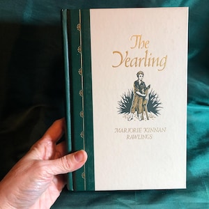 The Yearling, A Book by Marjorie Kinnan Rawlings, Classic American Fiction, Deluxe Reader's Digest Illustrated Edition, Country Life, Deer.