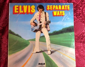 Vintage Elvis Presley, LP Record, “separate Ways” RCA 1972, Ten