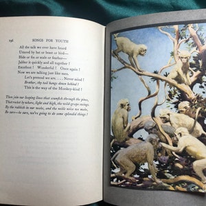 Songs For Youth, A Book Of Verse By Rudyard Kipling, Illustrations by Leo Bates, Special Art Edition, British India. image 3