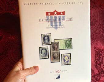 アメリカの郵便切手、2 つの高品質オークション カタログ、米国の切手