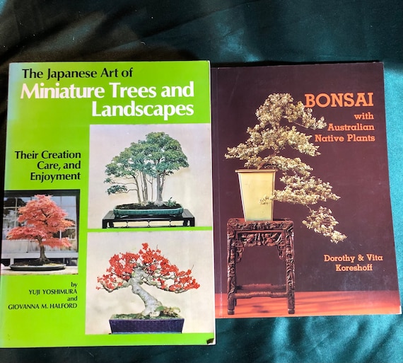 Buy Bonsai With Australian Native Plants by Dorothy & Vita Koreshoff, Plus  the Japanese Art of Miniature Trees and Landscapes, 2 Books, Gardens.  Online in India - Etsy