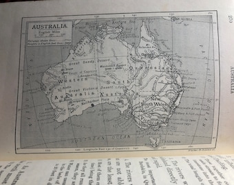 MacMillan's New Geography Readers (1902), Africa & Australasia, Scarce Early Geography TextBook, ExLaunceston State School Teacher's Library