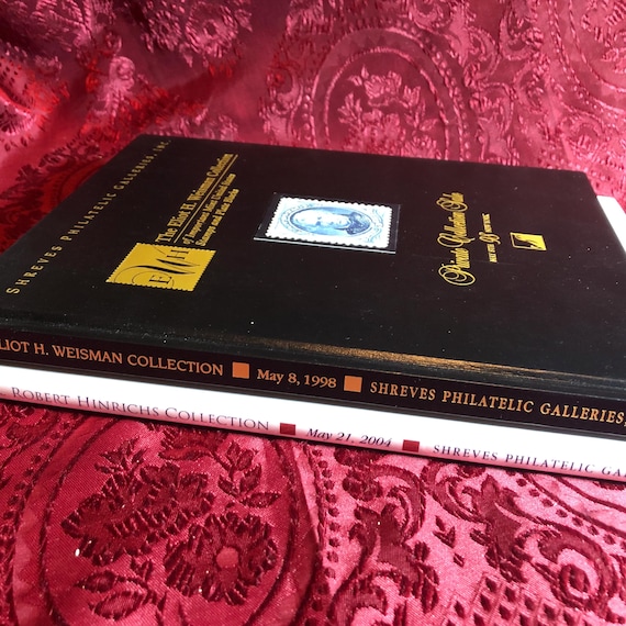アメリカの郵便切手、2 つの高品質オークション カタログ、米国の切手