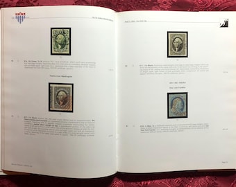 アメリカの郵便切手、2 つの高品質オークション カタログ、米国の切手