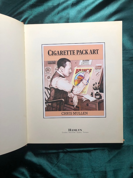 Cigarette Pack Art, Book by Chris Mullen, Advertising, Historic Images,  Graphic Design Artwork, Smoking, Tobacciana