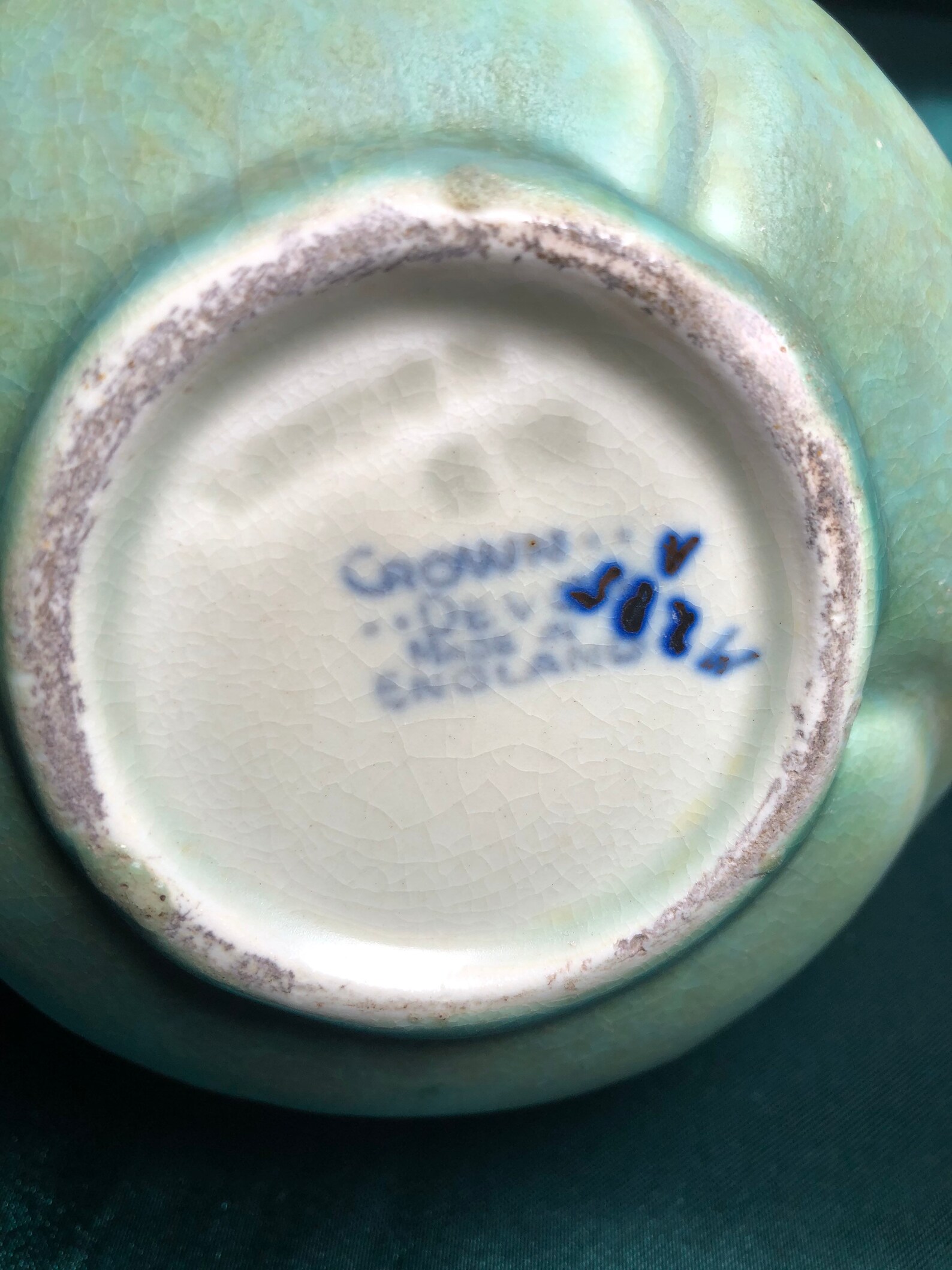 Crown Devon Pottery Jug Modernist style Art Nouveau Organic Etsy