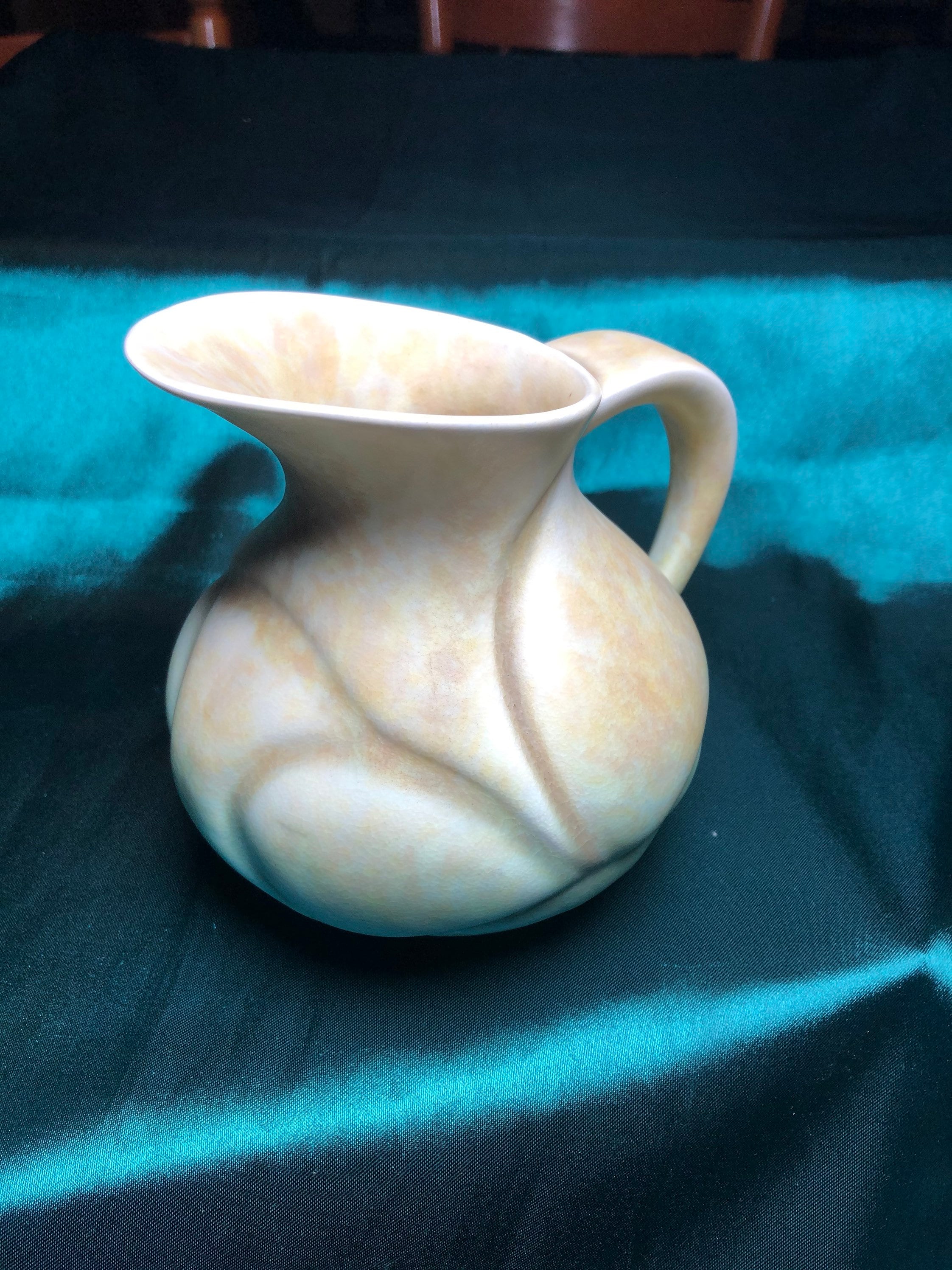 Crown Devon Pottery Jug Modernist style Art Nouveau Organic Etsy
