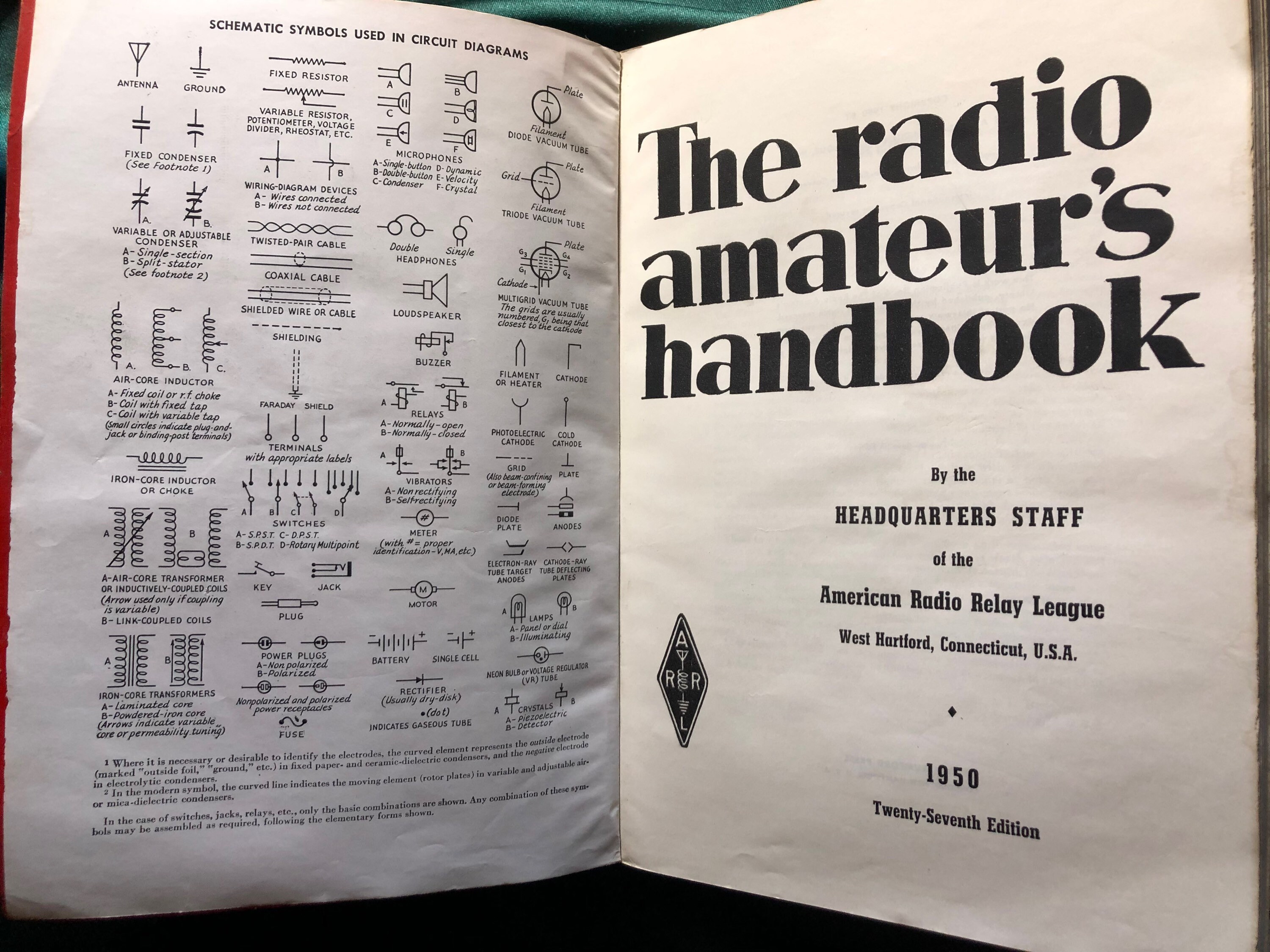 The Radio Amateur's Handbook, the Standard Manual of Amateur Radio