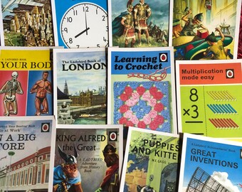 Ladybird Book Cover Postcards, 56 Cards Featuring the Book Covers