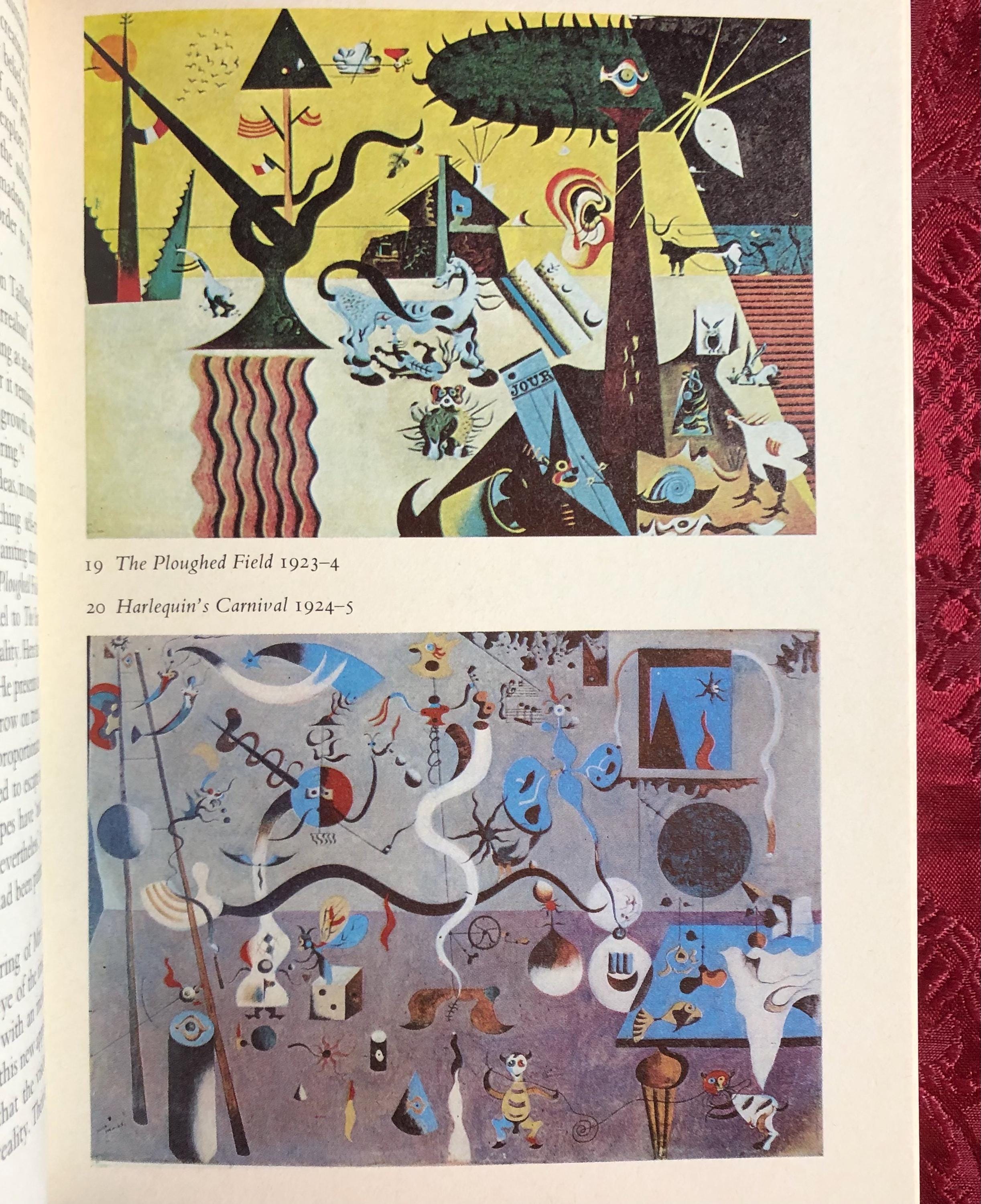 Miro, A Book by Roland Penrose, Spanish Artist, Painting, Abstract