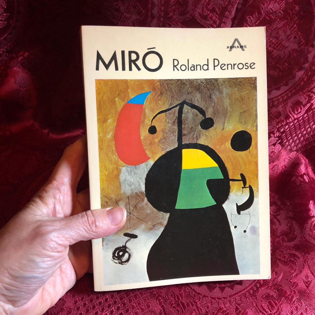 Miro, A Book by Roland Penrose, Spanish Artist, Painting, Abstract