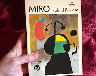 Miro, A Book by Roland Penrose, Spanish Artist, Painting, Abstract